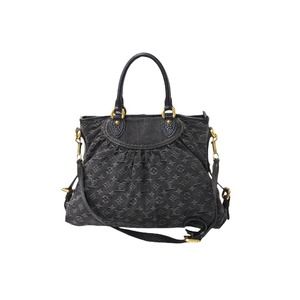 Louis Vuitton Neo Cabby MM Handbag Denim Noir Black